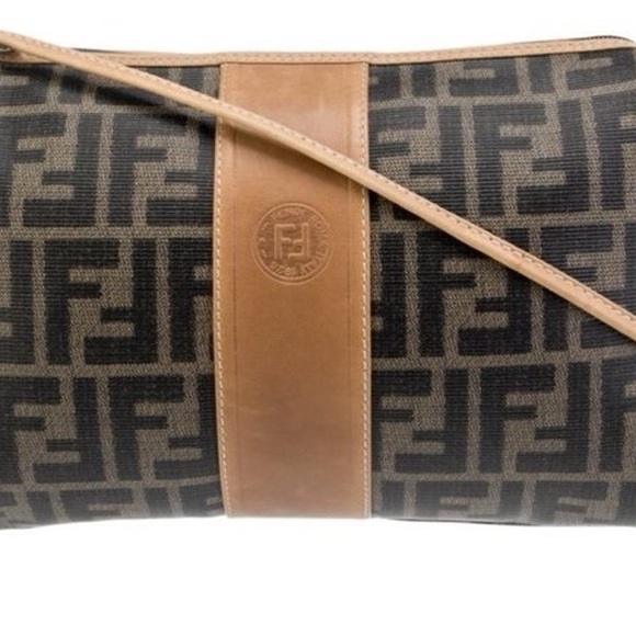 Fendi Vintage 1974 Zucca FF Crossbody Bag Excellent Condition < NO COA - Picture 2 of 8